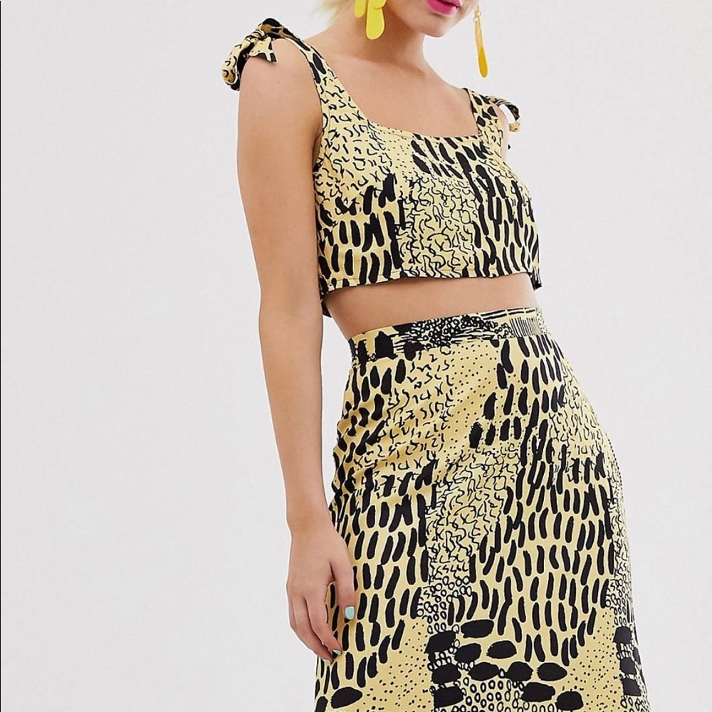 ASOS MADE IN KEYNA set in animal print